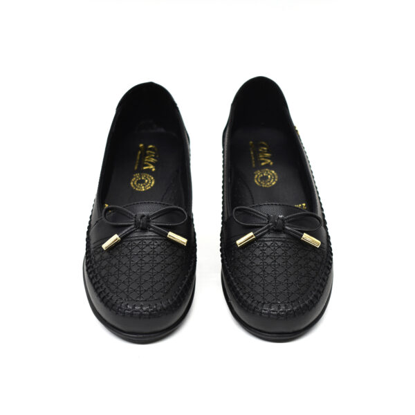 Imagen frontal de calzado confort para mujer de mayoreo ETNIA modelo 1422 color negro
